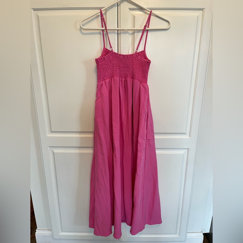 Z Supply Beachside Midi Dress Pink New - Picture 3 of 6